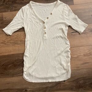 Maternity ribbed top